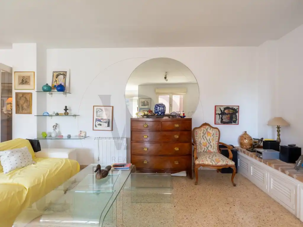 Wohnzimmer von Dachboden zum Verkauf in Eivissa mit Terrasse