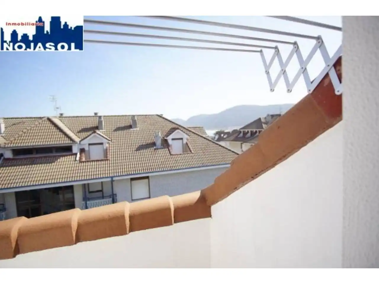 Terrasse von Dachboden zur Miete in Noja mit Heizung, Terrasse und Möbliert