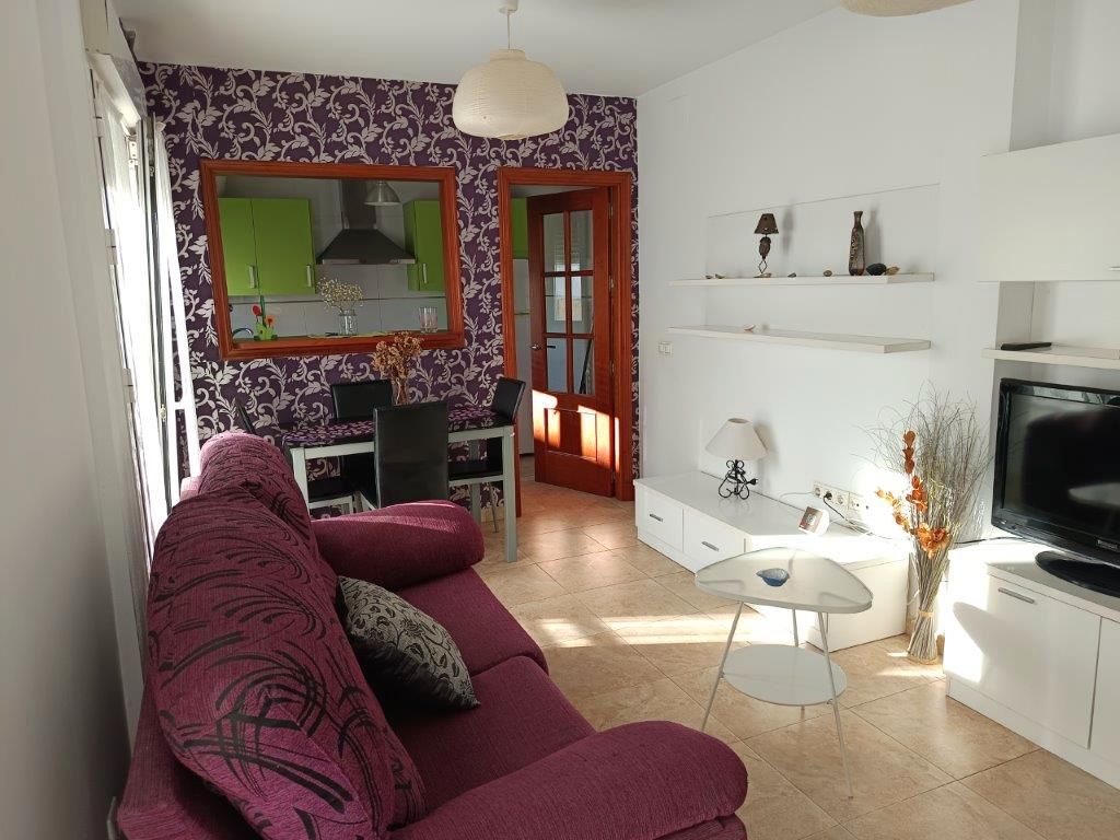 Sala de estar de Piso en venta en Chiclana de la Frontera con Aire acondicionado, Balcón y Internet