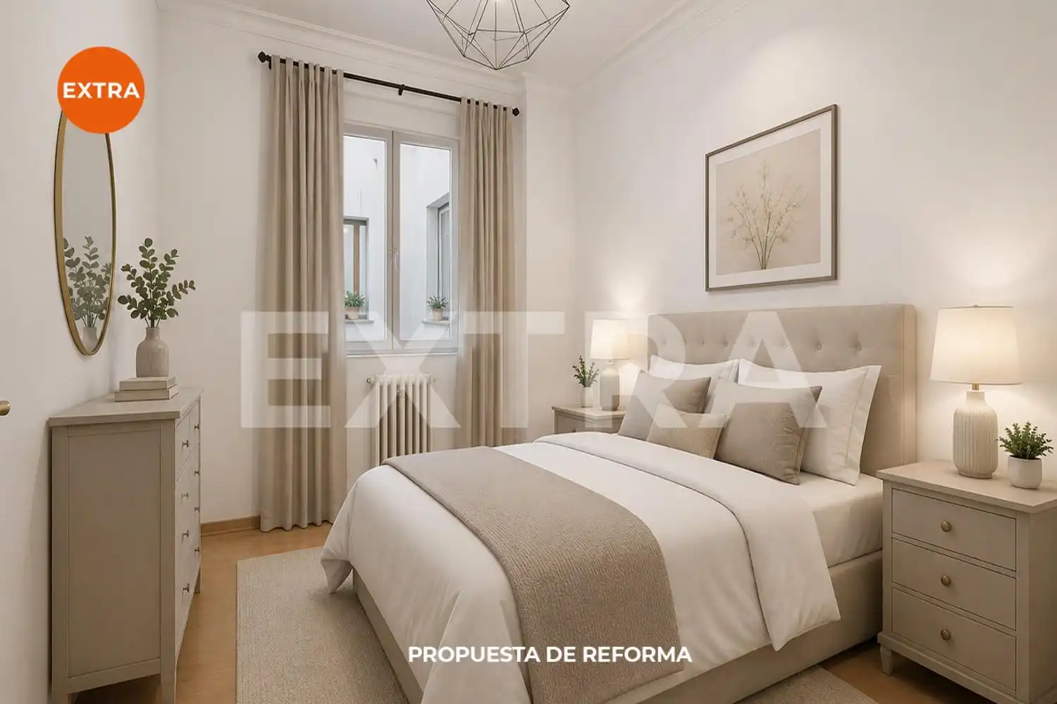 Bedroom of Flat for sale in Madrid