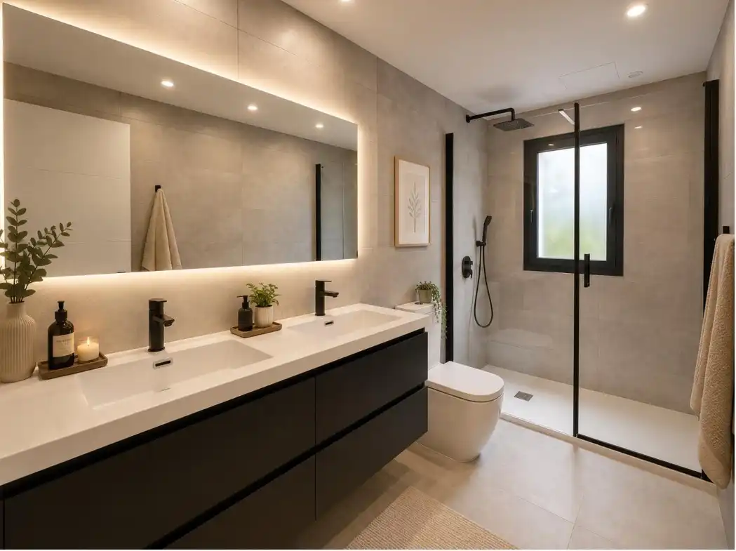 Baño de Casa adosada en venta en Vilanova i la Geltrú con Aire acondicionado, Terraza y Horno