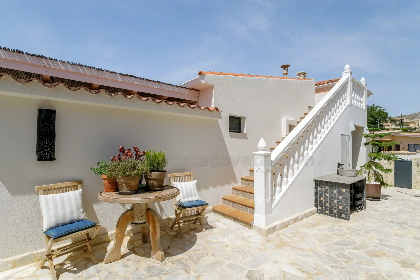Terrassa de Casa o xalet en venda en El Campello amb Aire condicionat, Jardí privat i Terrassa