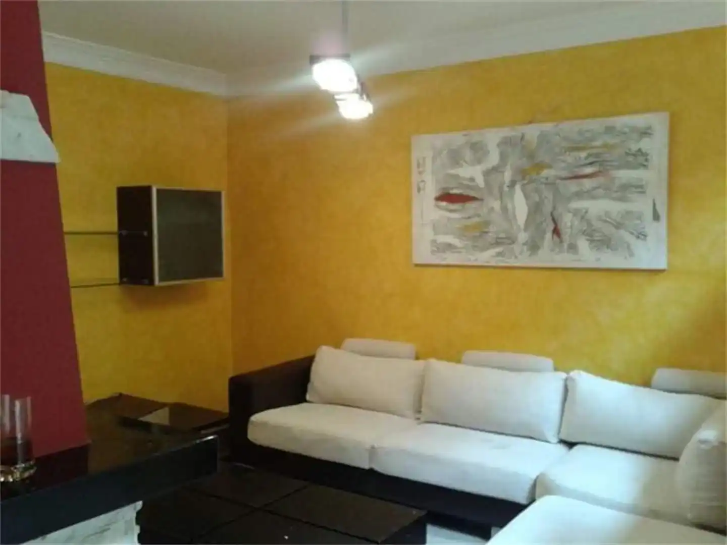 Sala d'estar de Casa o xalet de lloguer en Mansilla de las Mulas amb Jardí privat, Parquet i Traster