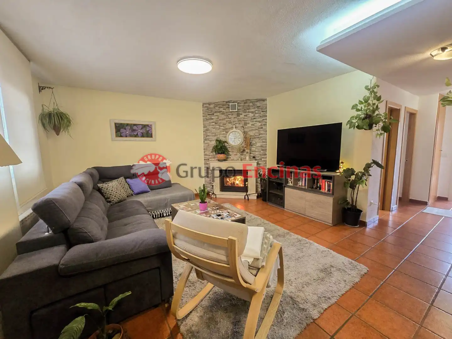 Sala de estar de Casa o chalet en venta en Parla con Aire acondicionado, Calefacción y Jardín privado