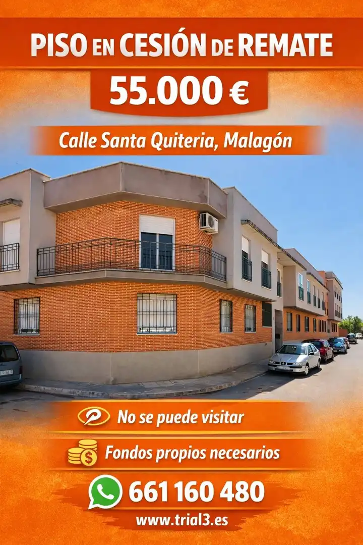 Vista exterior de Piso en venta en Malagón