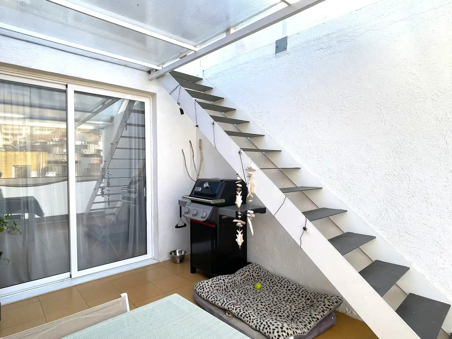Balcony of Flat for sale in Mataró  with Air Conditioner, Parquet flooring and Terrace