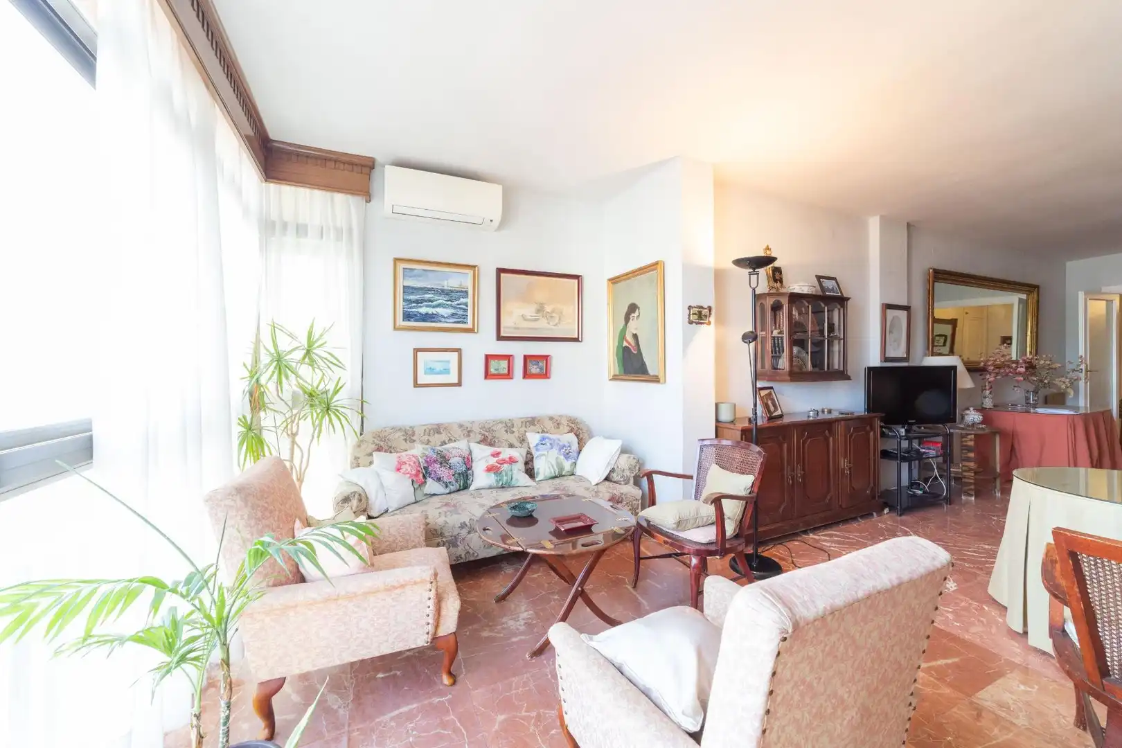 Sala de estar de Piso en venta en Málaga con Balcón