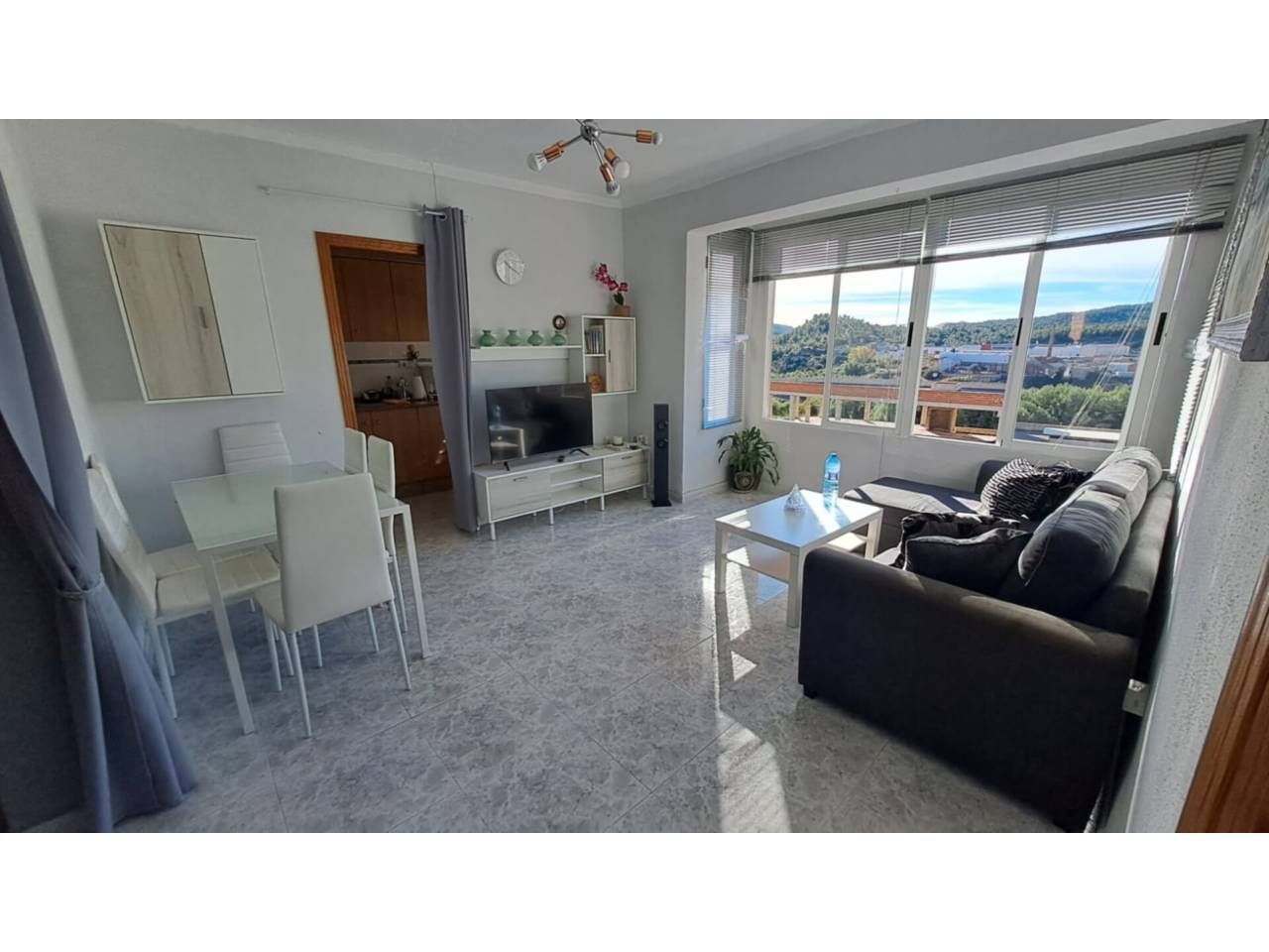 Sala d'estar de Pis de lloguer en Ribesalbes amb Moblat
