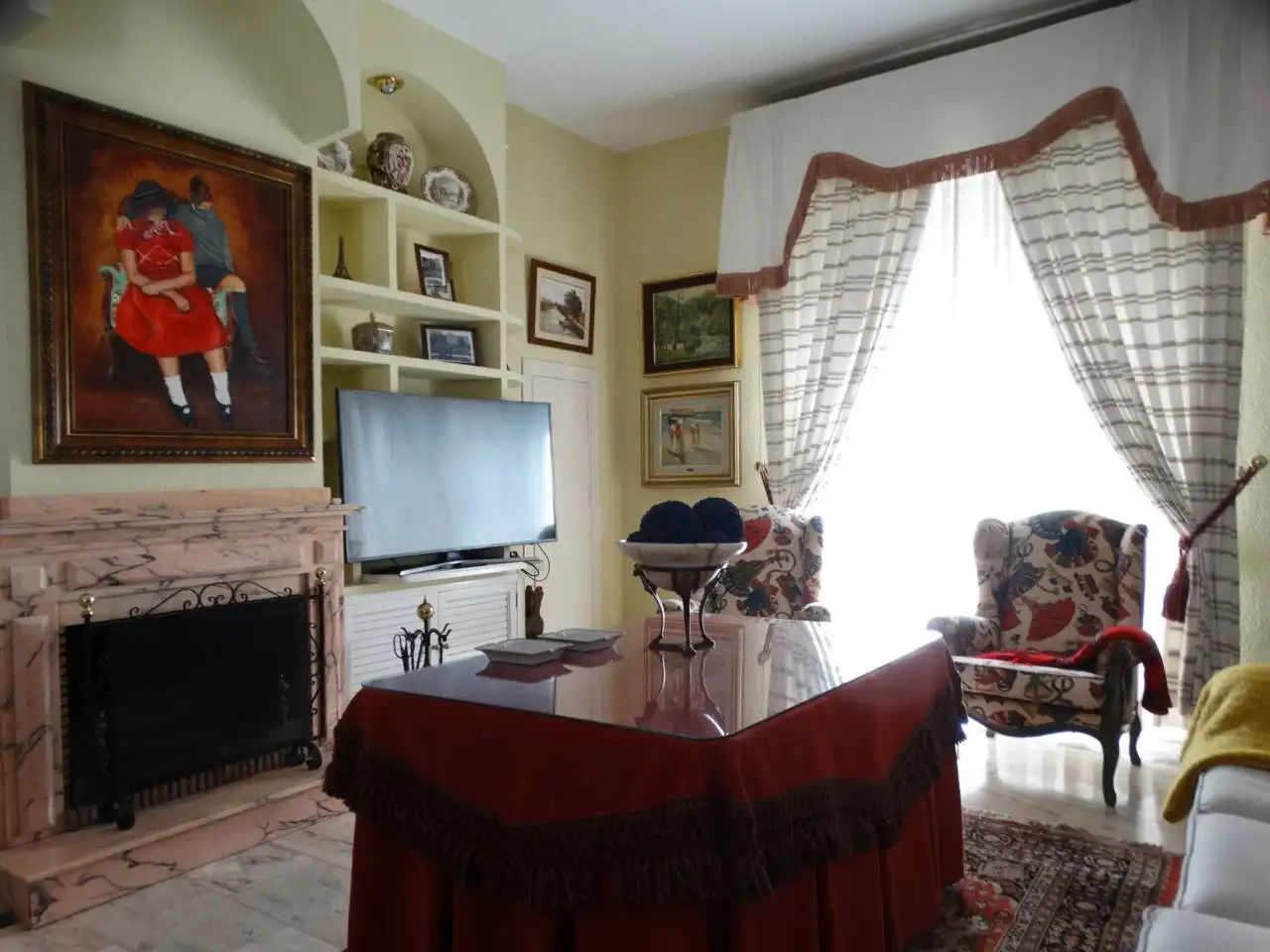 Sala de estar de Casa o chalet en venta en Huelva con Aire acondicionado, Calefacción y Jardín privado