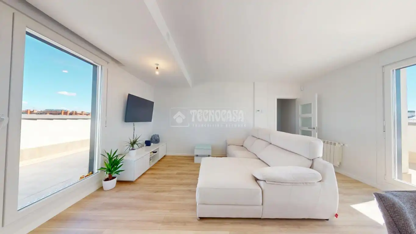 Wohnzimmer von Wohnung zum Verkauf in Villanueva de la Torre mit Parkett, Terrasse und Möbliert