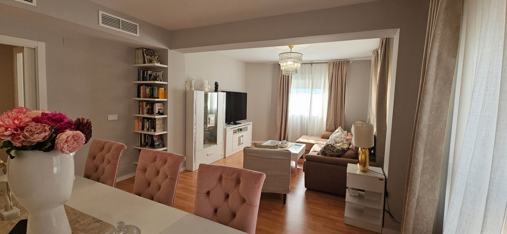 Living room of Flat for sale in Molina de Segura  with Furnished