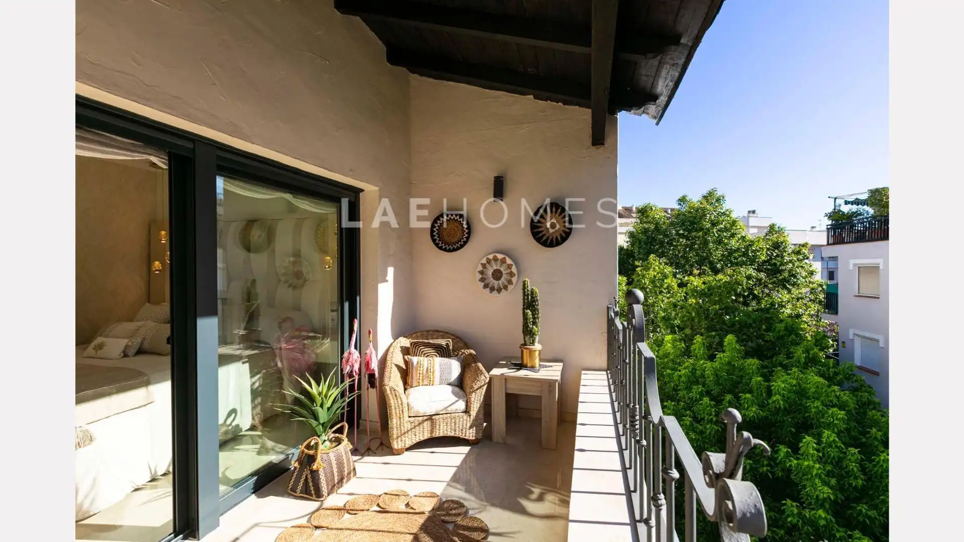 Terrasse von Dachboden zum Verkauf in Marbella mit Klimaanlage, Heizung und Terrasse
