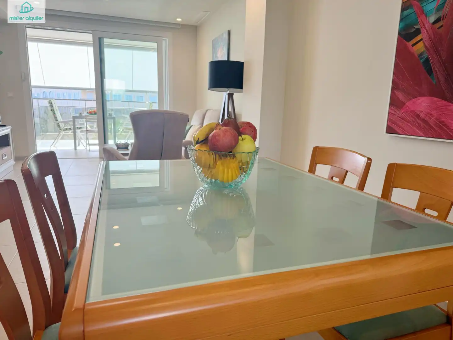 Dining room of Apartments for rent in El Campello  with Air Conditioner, Private garden and Terrace