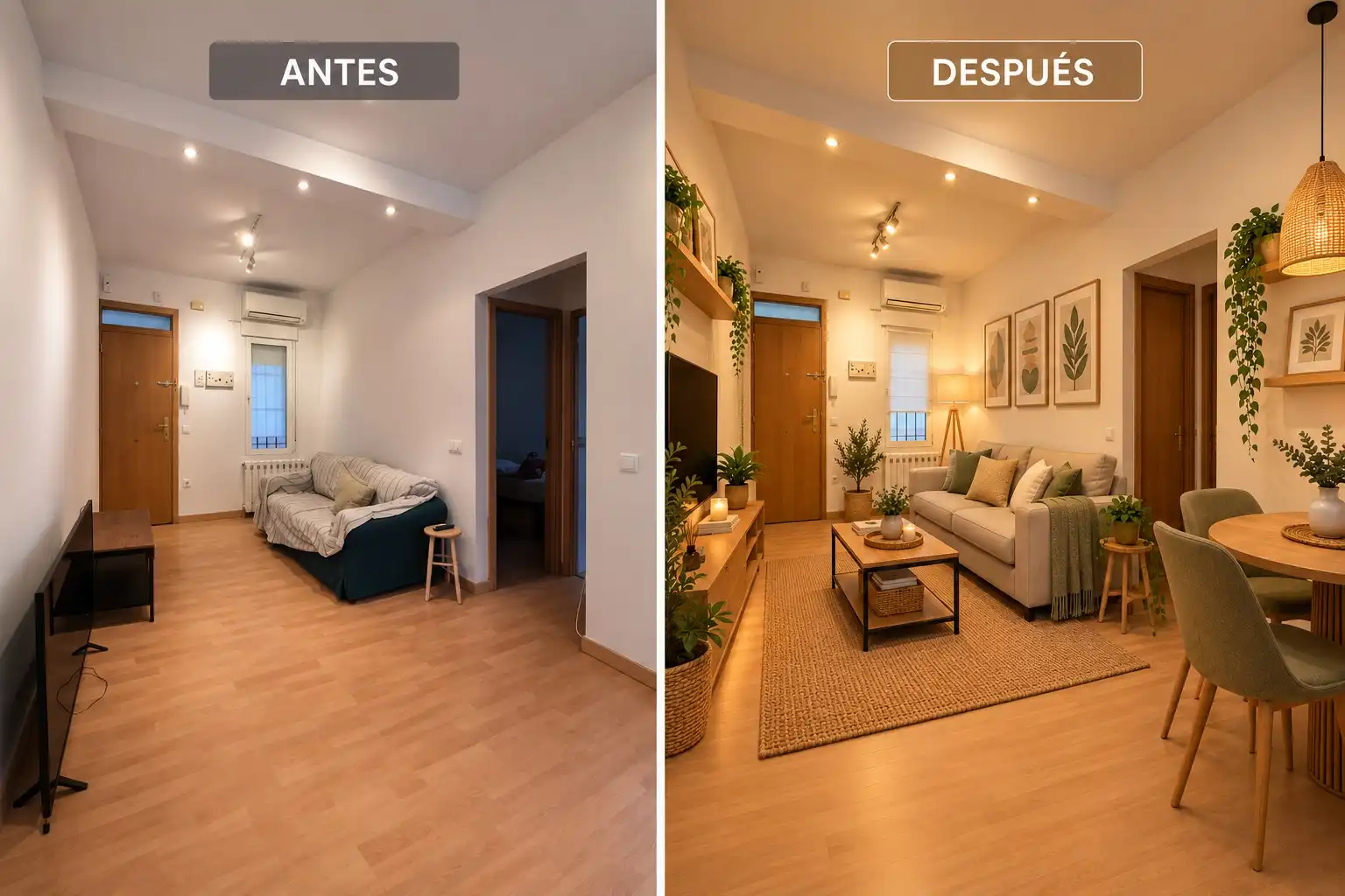 Wohnzimmer von Wohnung zum Verkauf in Madrid mit Klimaanlage, Heizung und Parkett