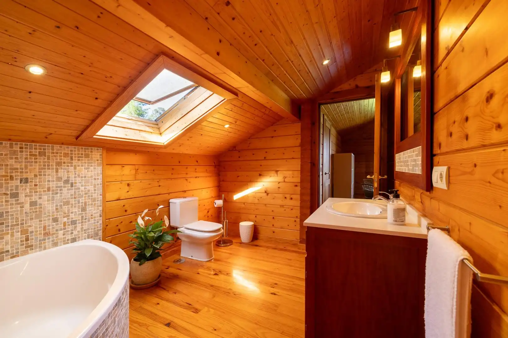 Baño de Casa o chalet en venta en Salceda de Caselas con Calefacción, Jardín privado y Terraza