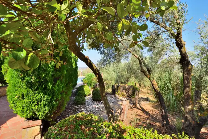 Jardín de Finca rústica en venta en Arriate con Jardín privado, Terraza y Piscina
