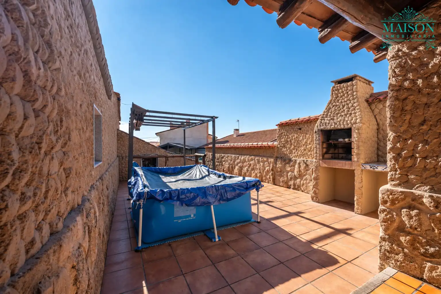Terraza de Casa adosada en venta en Ribatejada, Madrid