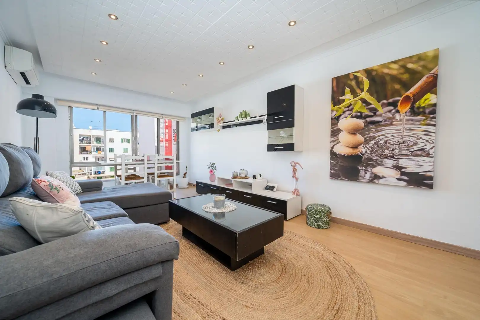 Sala de estar de Piso en venta en  Palma de Mallorca con Aire acondicionado, Jardín privado y Balcón
