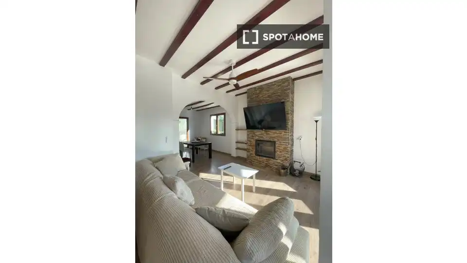 Living room of Flat for rent in Bétera  with Air Conditioner, Heating and Furnished