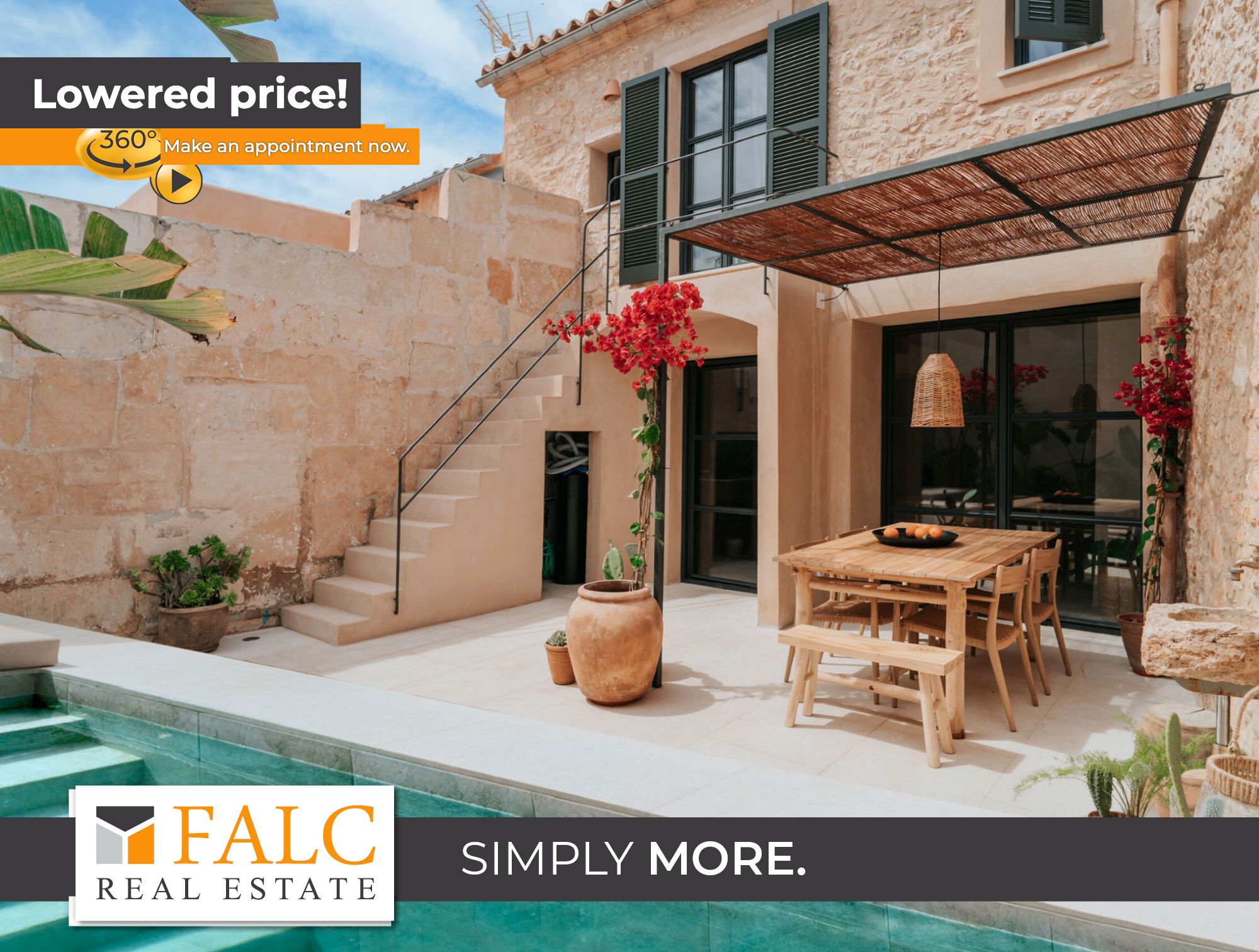 Vista exterior de Casa adosada en venta en Santanyí con Jardín privado