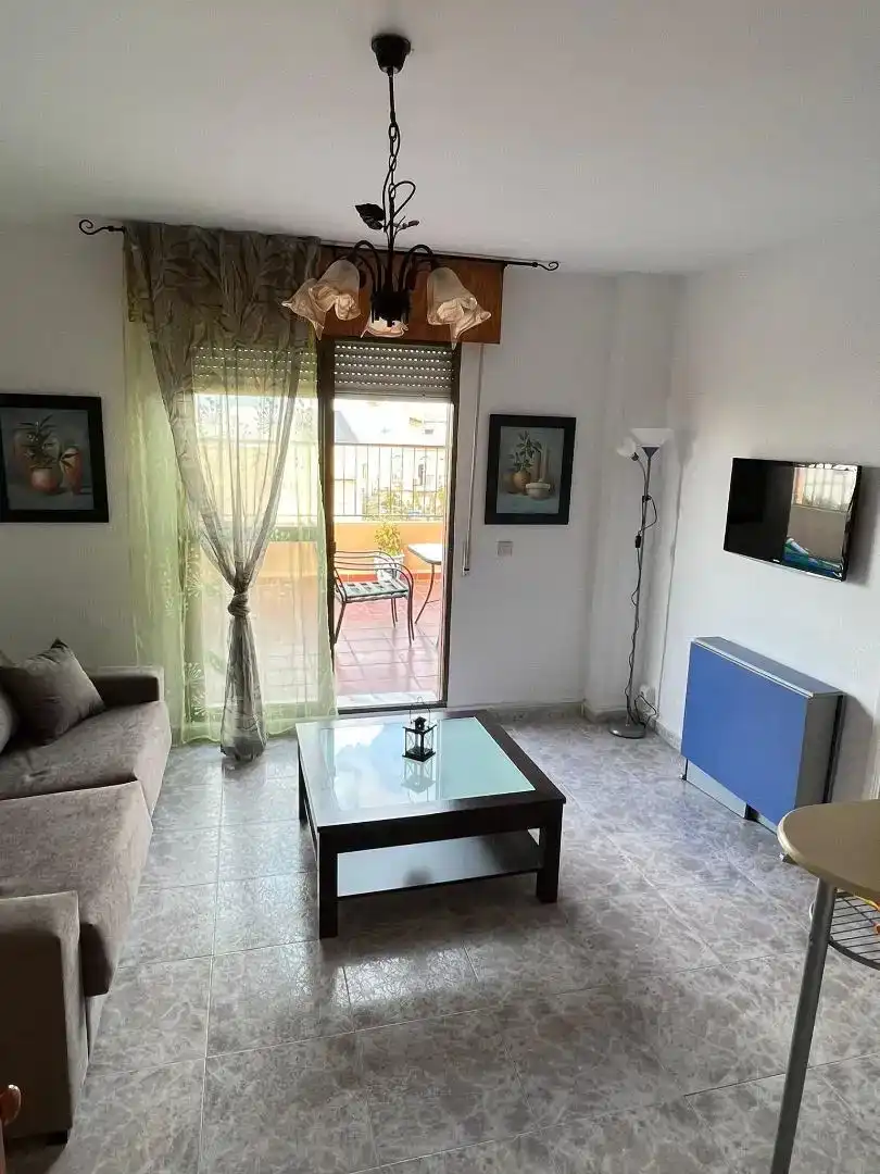 Wohnzimmer von Wohnung zur Miete in Cabo de Gata mit Klimaanlage, Möbliert und Ofen
