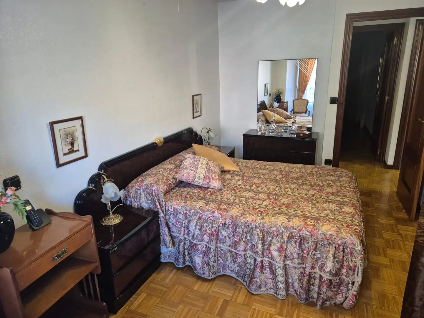 Bedroom of Flat for sale in Palencia  with Heating, Parquet flooring and Terrace