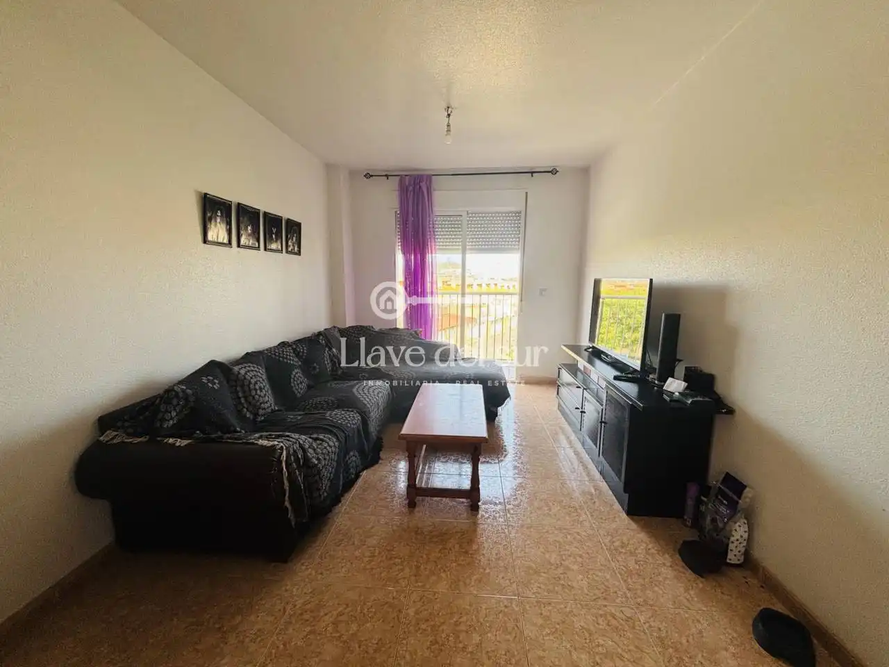 Living room of Flat for sale in Águilas  with Furnished and Balcony