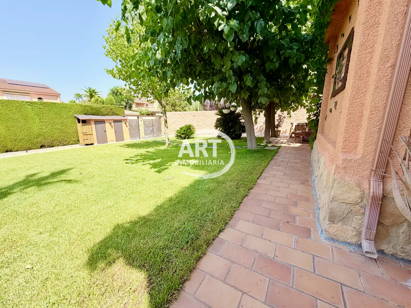 Jardí de Casa o xalet en venda en San Antonio de Benagéber amb Aire condicionat, Calefacció i Jardí privat
