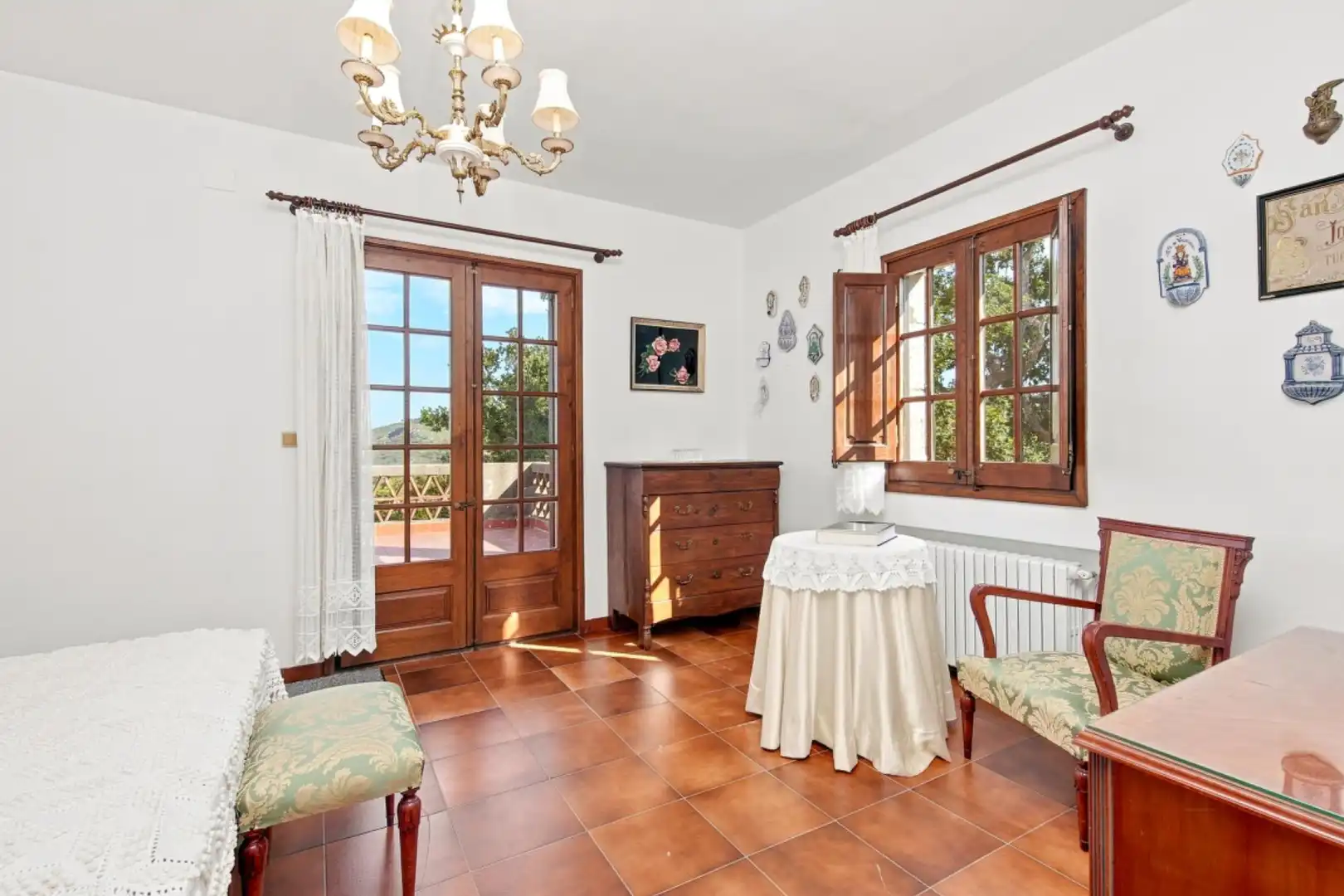 Dining room of Houses for sale in Darnius  with Private garden, Storage room and Balcony