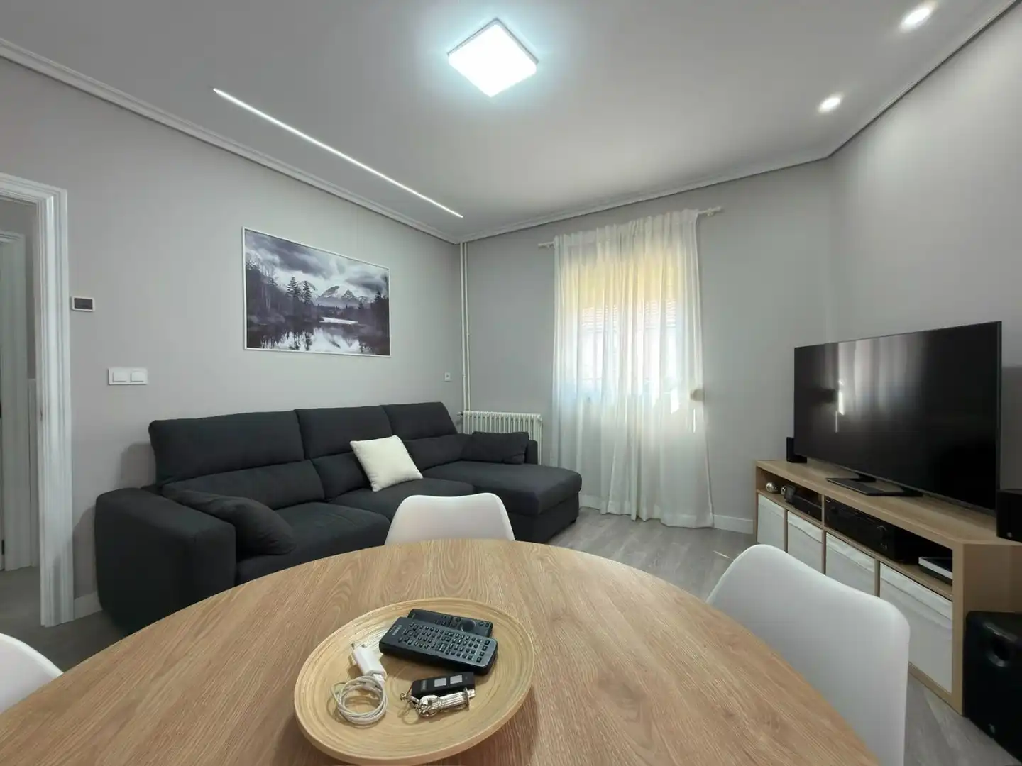 Living room of Houses for rent in Palencia  with Heating, Terrace and Storage room