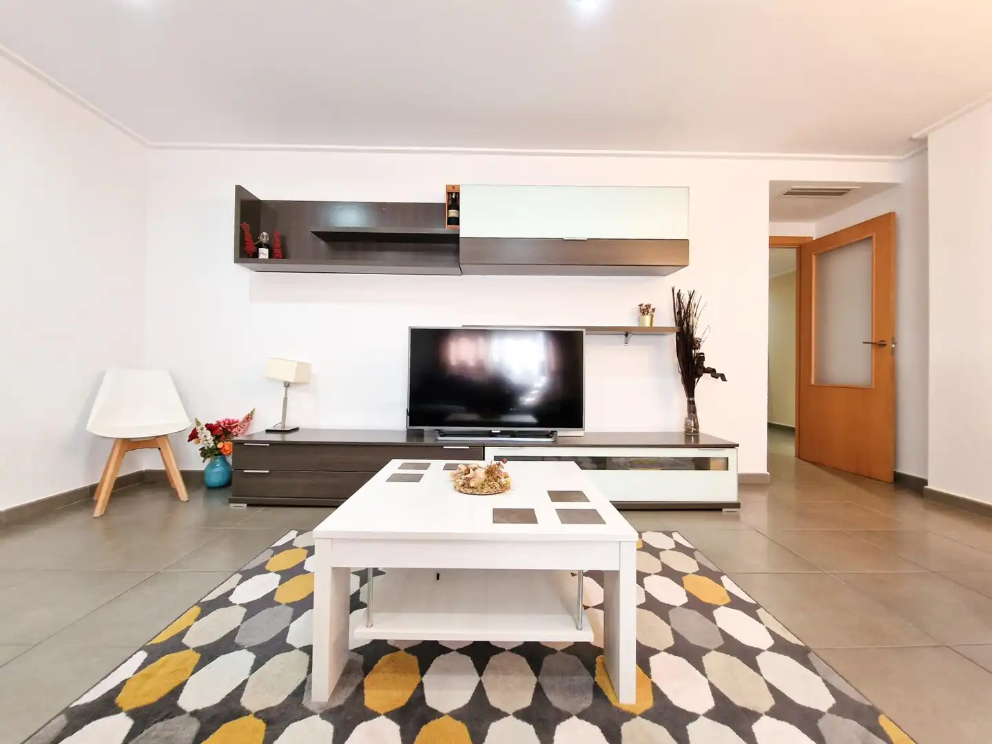 Sala de estar de Piso en venta en Elche / Elx con Aire acondicionado, Calefacción y Jardín privado