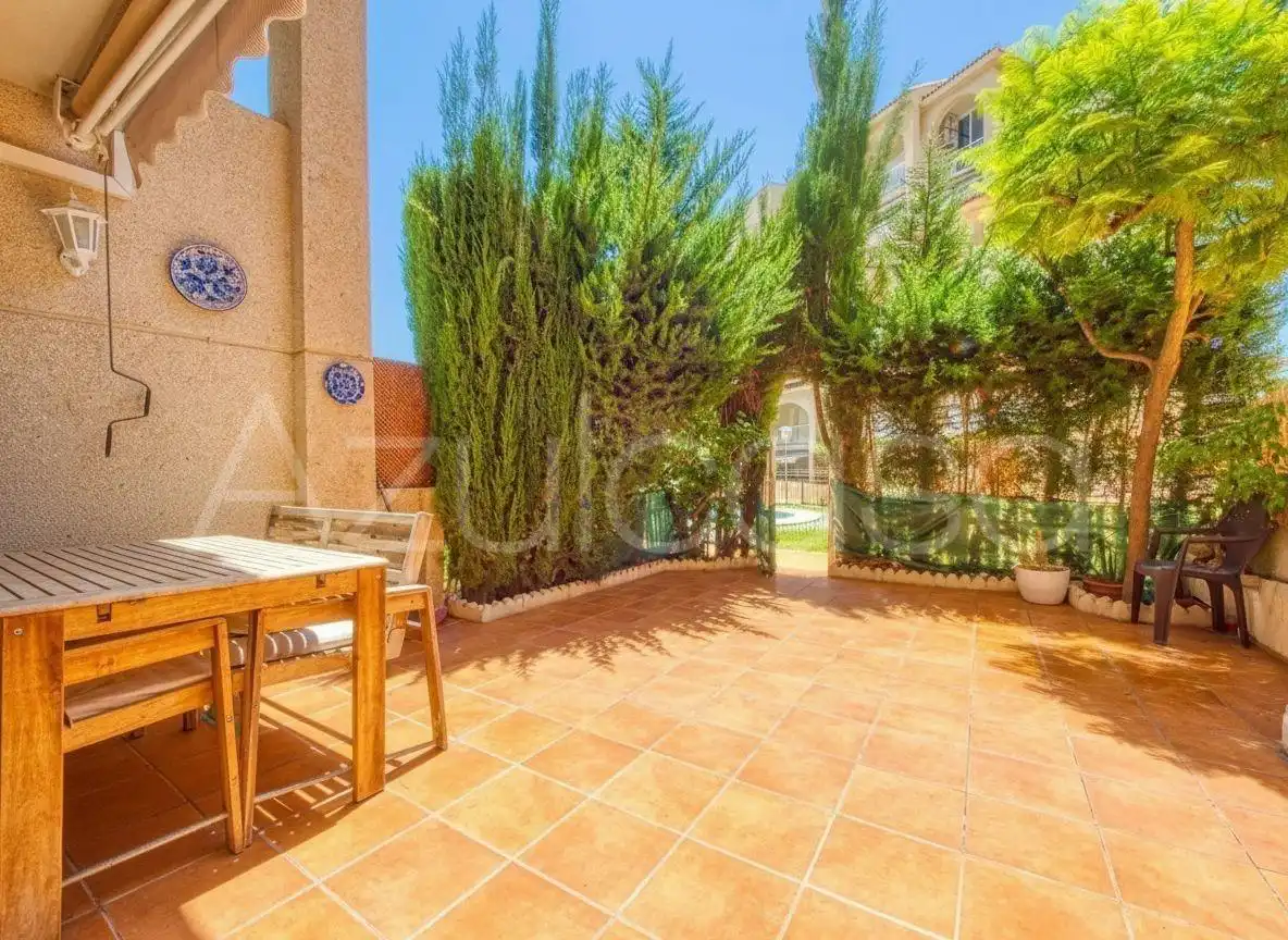 Garten von Maisonette zum Verkauf in El Campello mit Klimaanlage, Abstellraum und Gemeinschaftspool