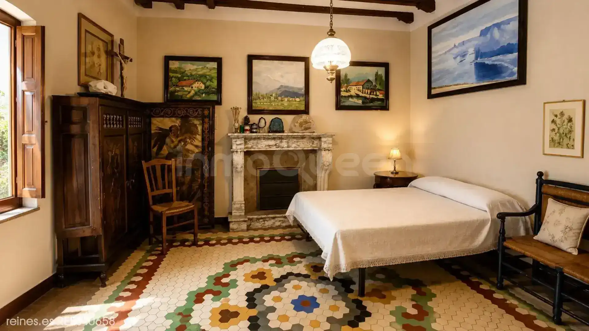 Sala d'estar de Casa o xalet en venda en Calamocha amb Calefacció, Jardí privat i Terrassa