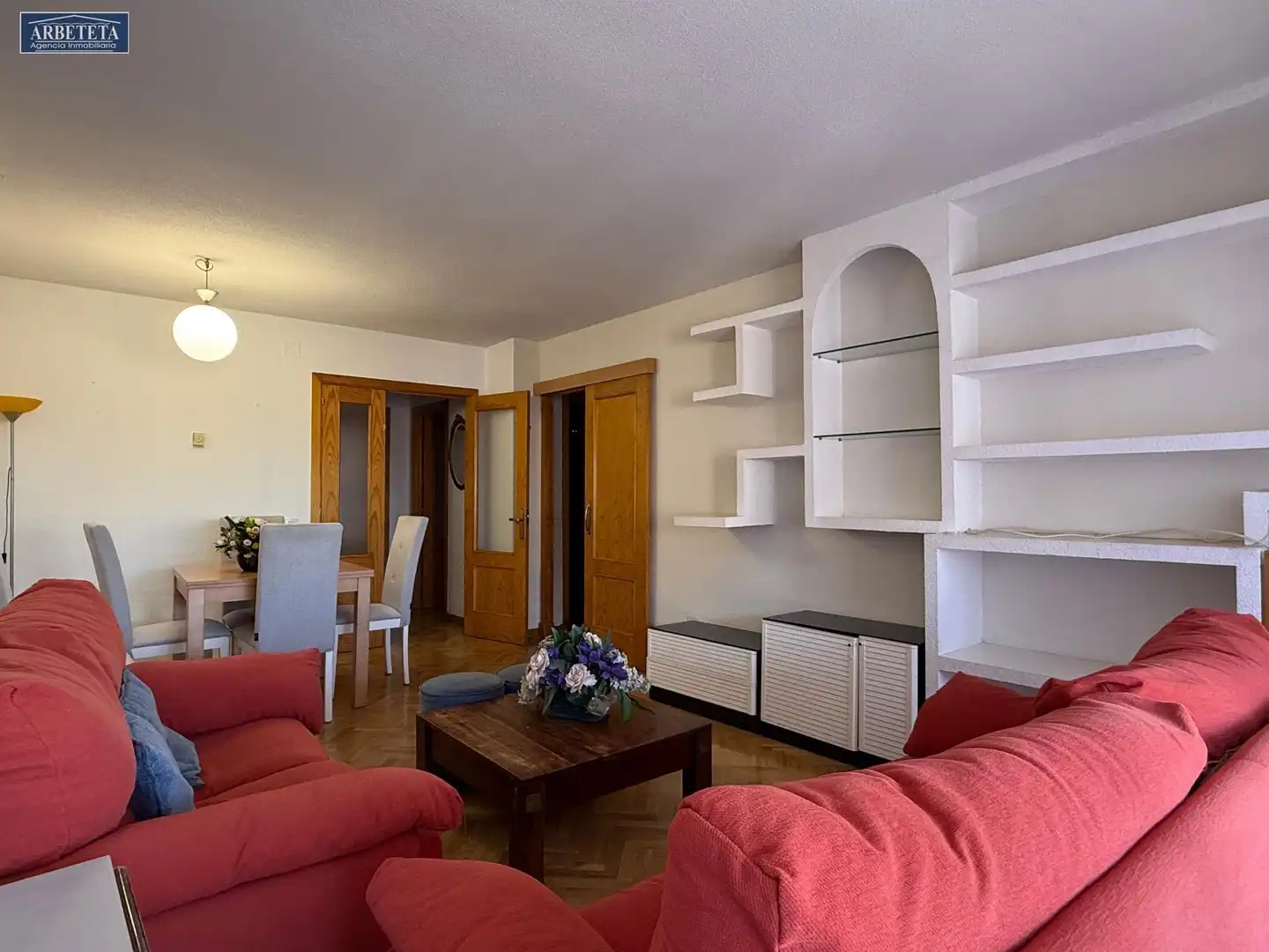 Wohnzimmer von Wohnung zur Miete in Guadalajara mit Parkett