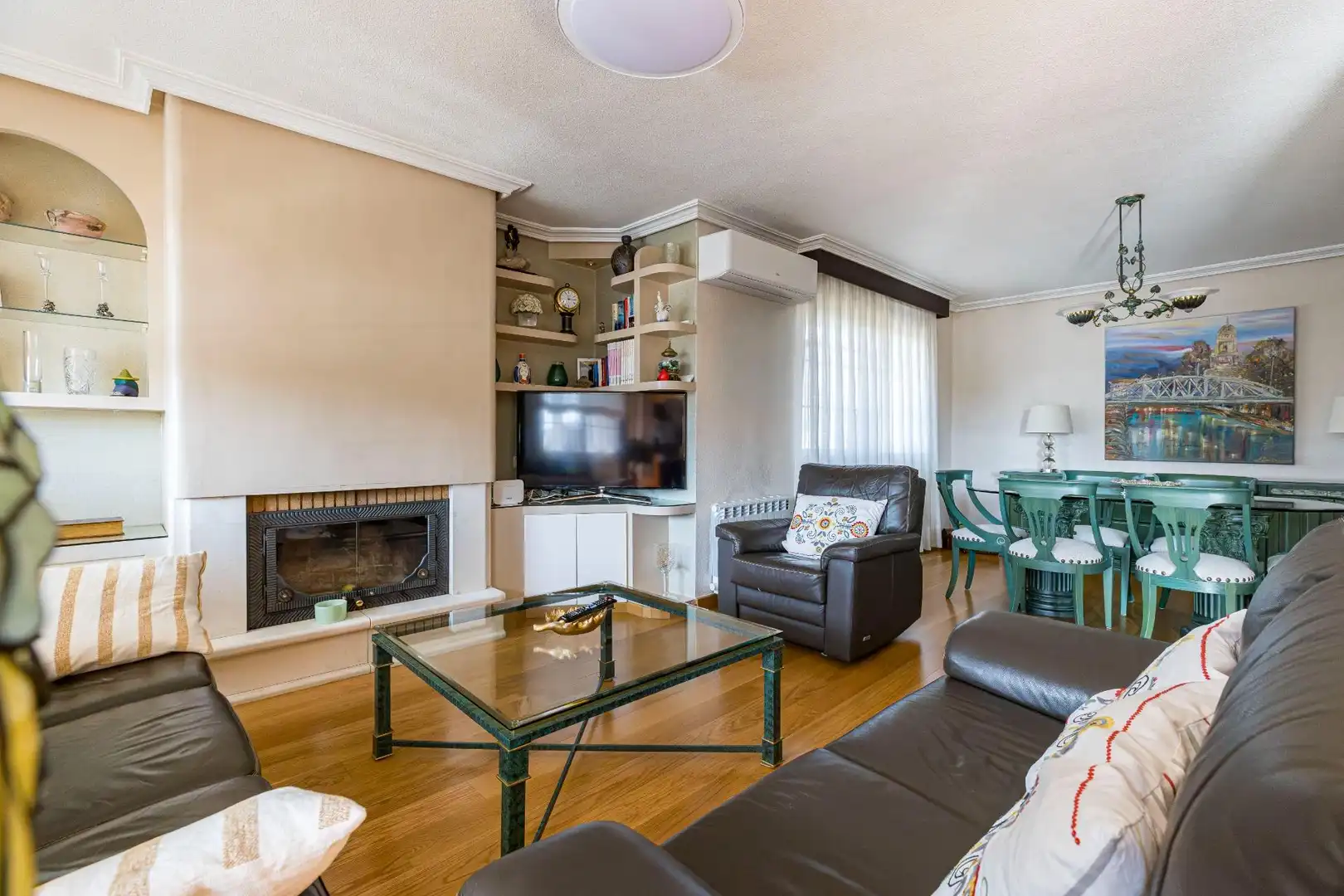 Sala d'estar de Casa o xalet en venda en Murcia amb Aire condicionat, Jardí privat i Terrassa