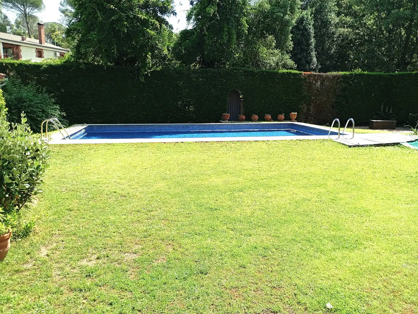 Swimming pool of Houses for sale in Santa Coloma de Farners  with Heating, Private garden and Terrace