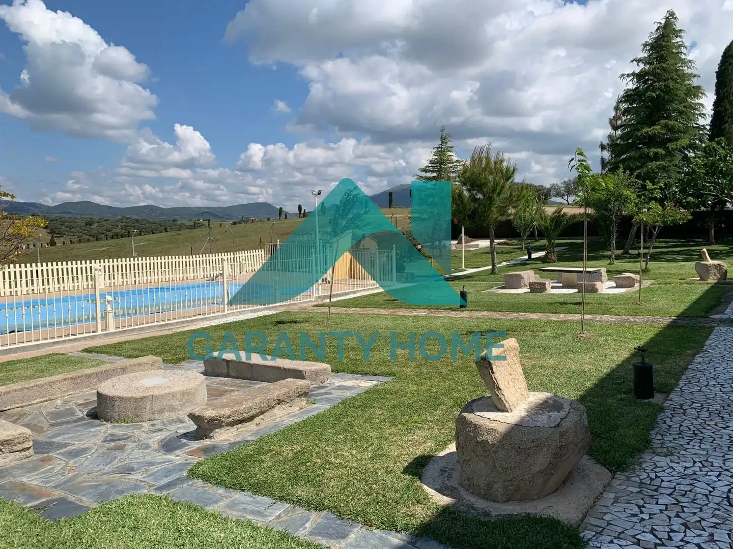 Piscina de Casa o xalet en venda en Almoharín amb Aire condicionat, Calefacció i Jardí privat