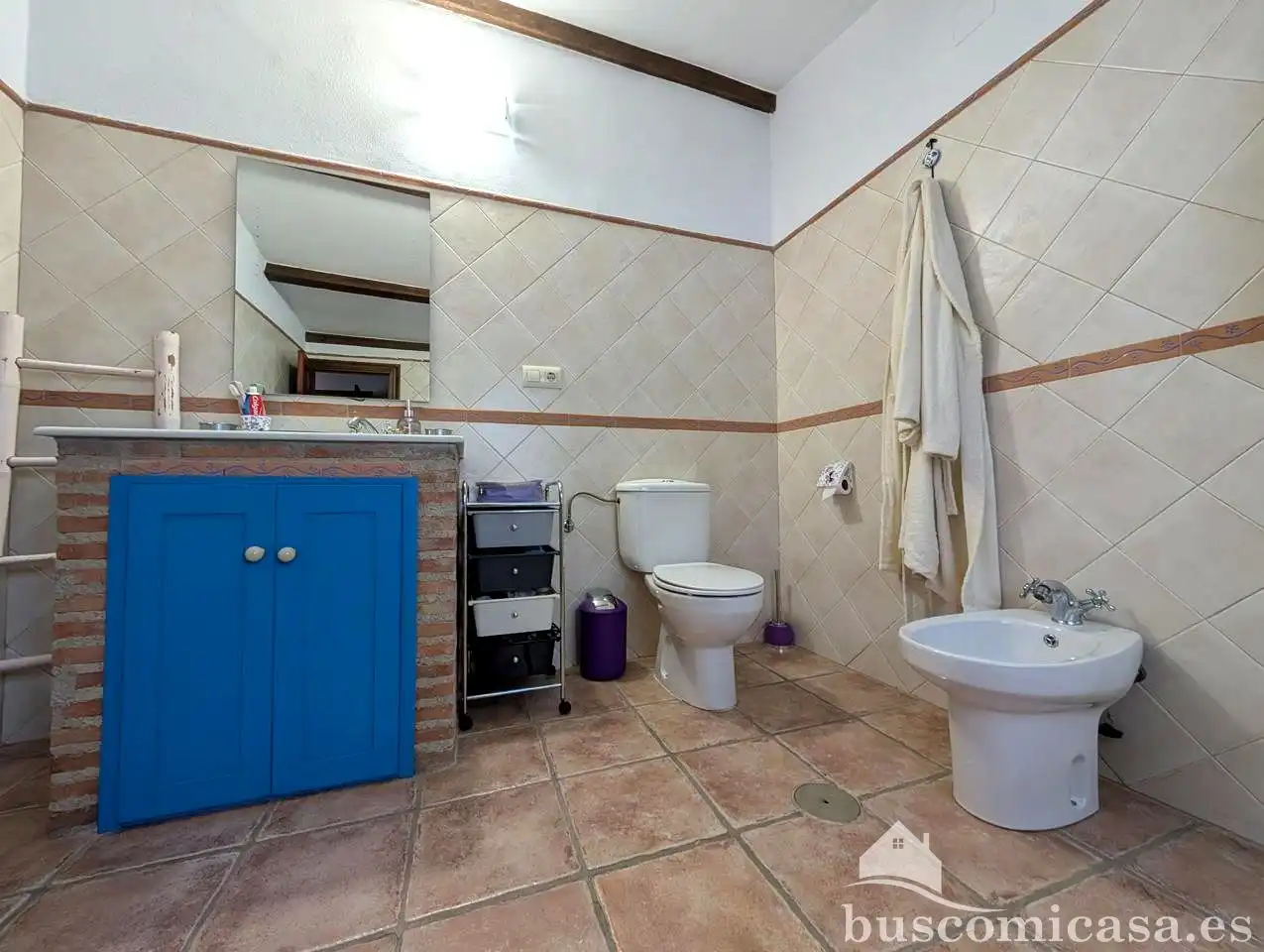 Baño de Casa o chalet en venta en Baños de la Encina con Aire acondicionado, Calefacción y Terraza