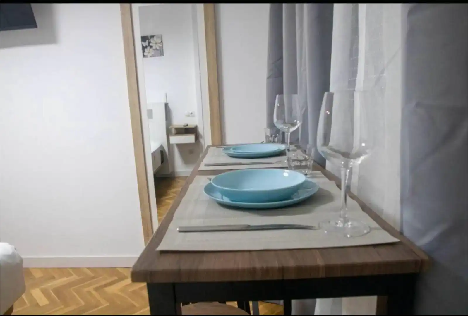 Menjador de Loft de lloguer en Madrid amb Aire condicionat, Piscina i Moblat
