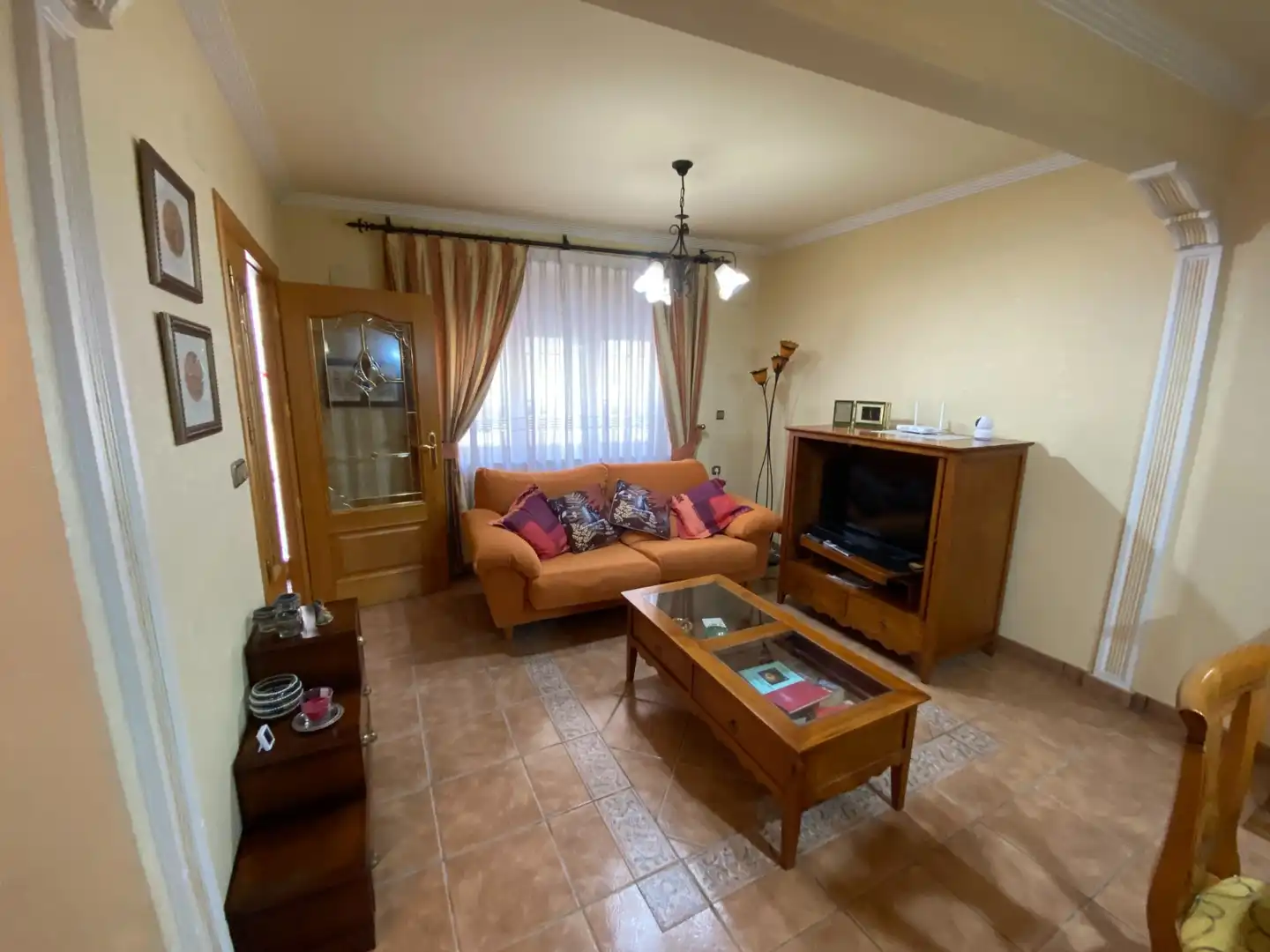 Wohnzimmer von Haus oder Chalet zum Verkauf in Sax mit Klimaanlage, Terrasse und Schwimmbad