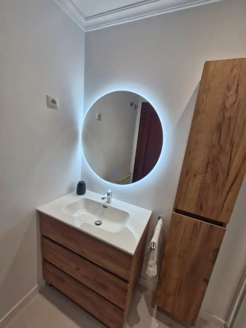 Baño de Piso de alquiler en Bilbao  con Calefacción, Parquet y Amueblado