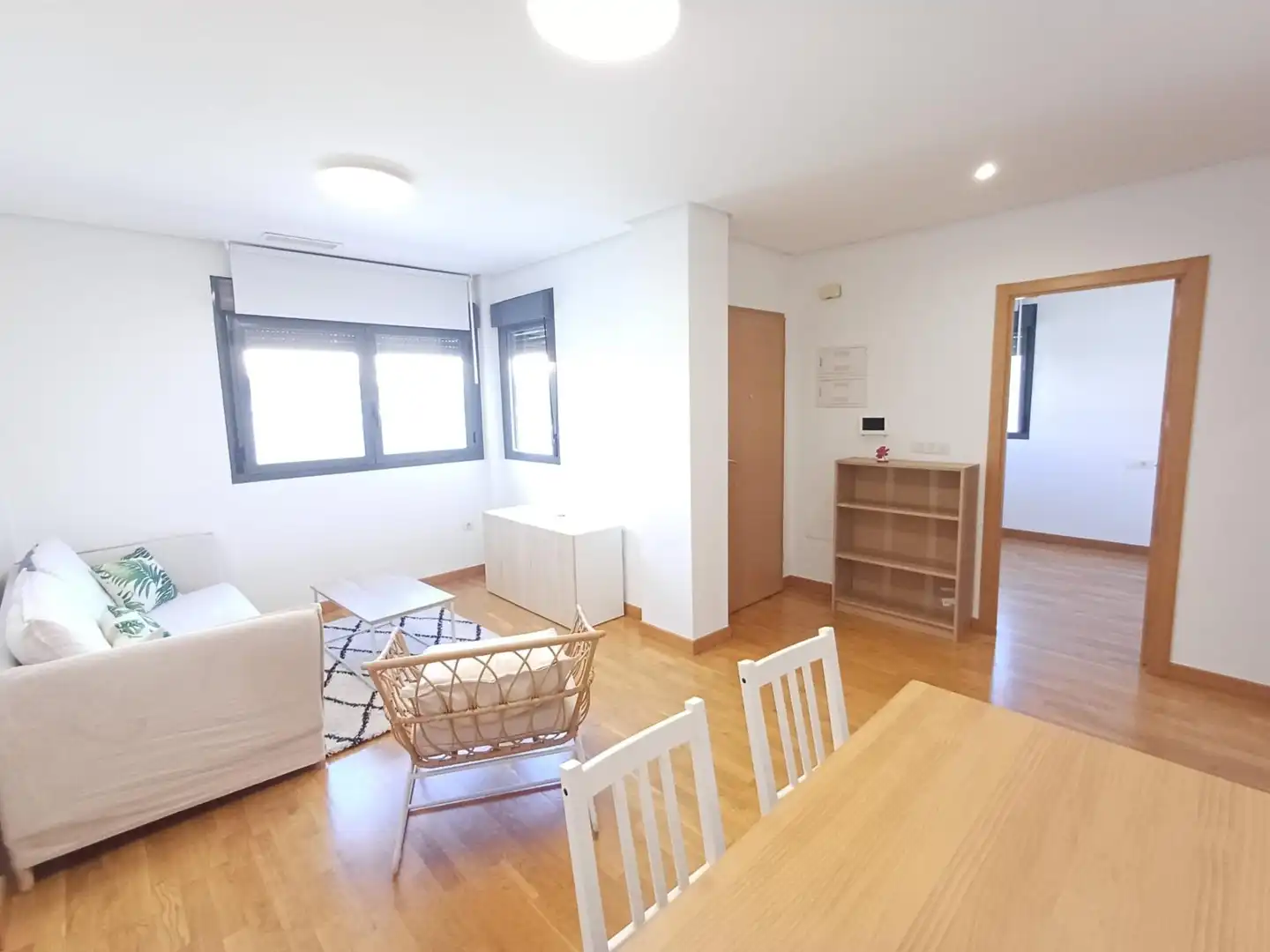 Wohnzimmer von Erdgeschoss zur Miete in Murcia mit Klimaanlage, Heizung und Parkett