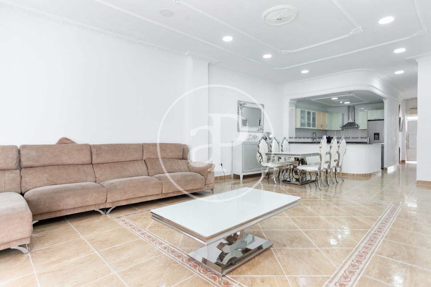 Sala d'estar de Casa adosada en venda en  Valencia Capital amb Aire condicionat, Calefacció i Terrassa