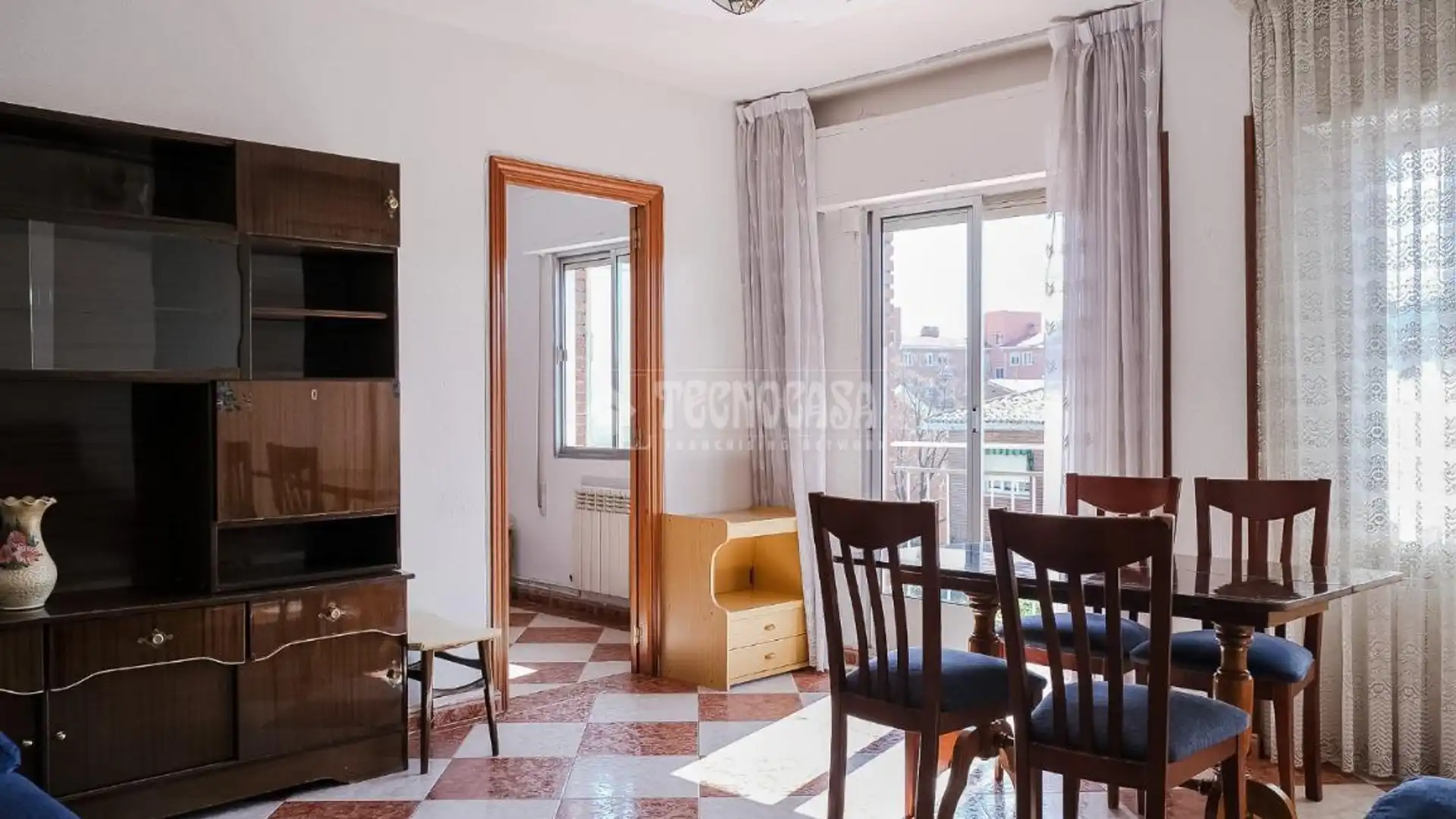 Living room of Flat for sale in  Madrid Capital  with Terrace