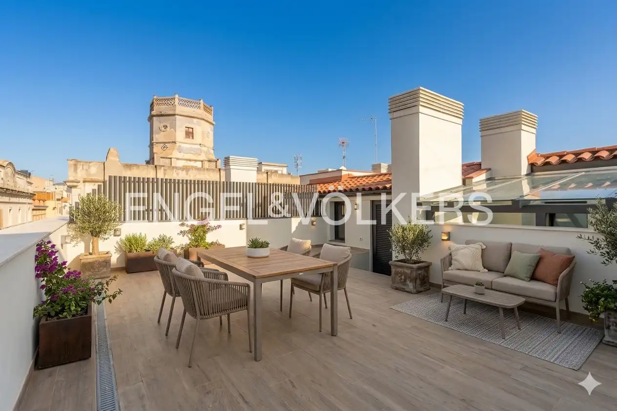 Terraza de Ático en venta en Vilanova i la Geltrú con Aire acondicionado, Calefacción y Terraza