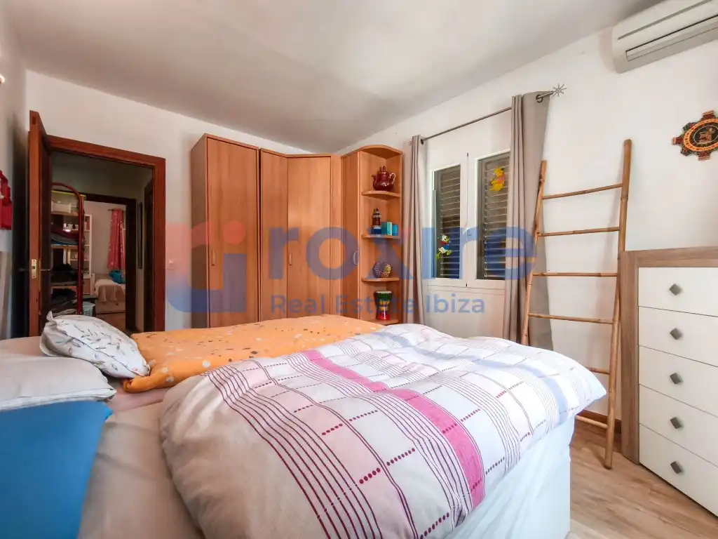 Bedroom of Houses for rent in Sant Antoni de Portmany  with Air Conditioner, Private garden and Terrace