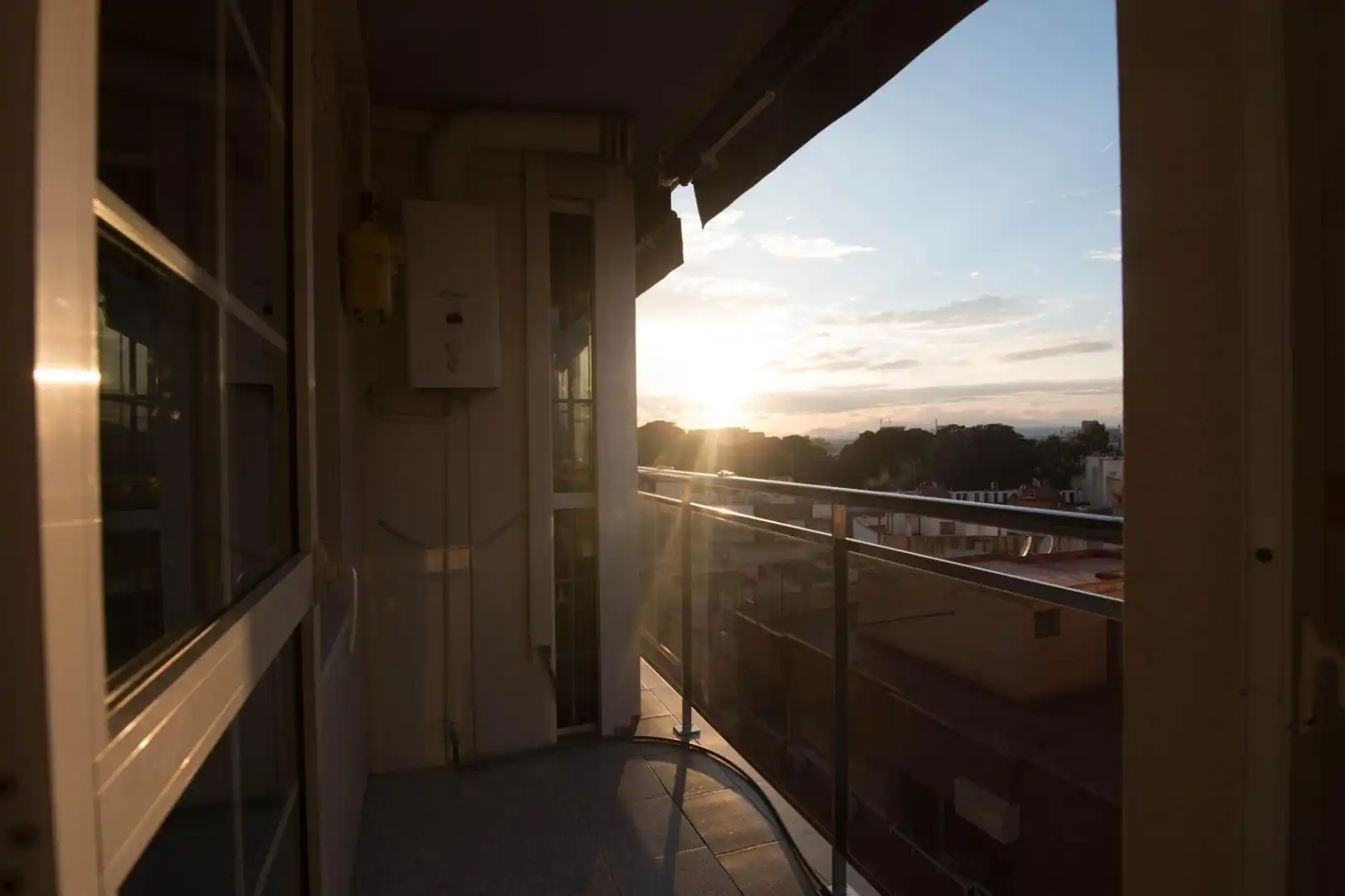 Terrasse von Wohnung zur Miete in Murcia mit Heizung, Parkett und Terrasse
