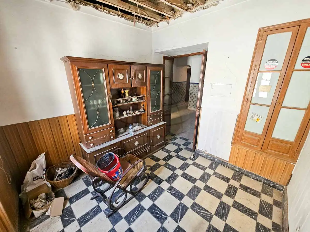 Küche von Einfamilien-Reihenhaus zum Verkauf in Pizarra mit Terrasse und Abstellraum
