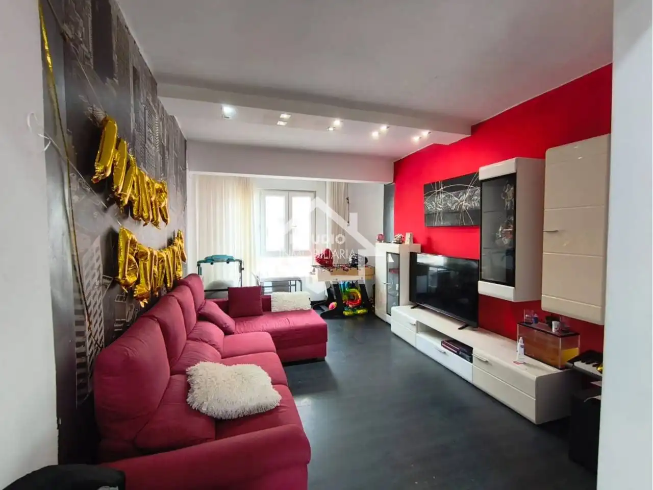Sala de estar de Piso en venta en Fuenmayor con Calefacción, Terraza y Trastero