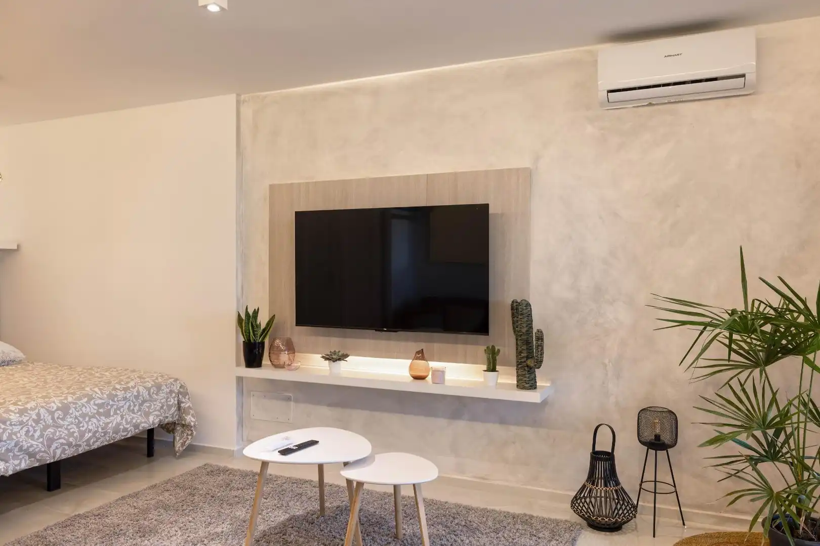 Wohnzimmer von Wohnung zum Verkauf in Mijas mit Privatgarten und Gemeinschaftspool